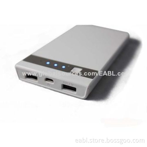 Lithium Polymer Battery Power Bank for iPhone/Mobile Phones, High-capacity of 10,000mAh